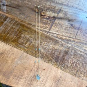 crystal blue necklace